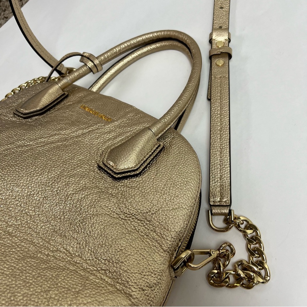 Michael Kors Mercer Bag Dome Satchel Crossbody Handbag Purse - Picture 3 of 16